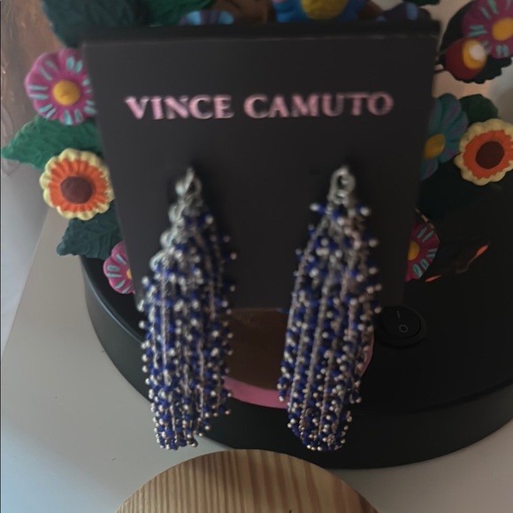 Vince Camuto Blue and Silver Dangle Earrings - Picture 3 of 12